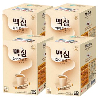 [맥심]화이트골드믹스 210티백 4개(박스)