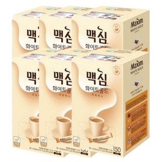 [맥심]화이트골드믹스 150티백 6개(박스)