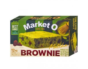 [오리온]마켓오 브라우니 제주말차