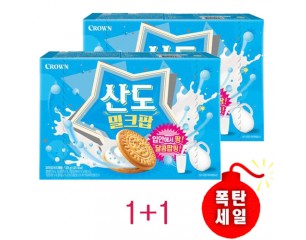 [크라운]산도 밀크팝 2개(1+1)