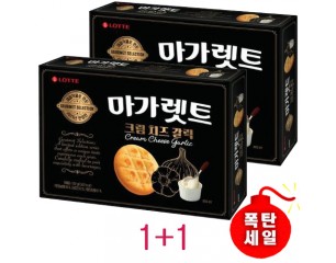 [롯데]마가렛트 크림치즈갈릭(대) 2개(1+1)