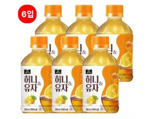 [미닛메이드]허니유자 280ml*6개