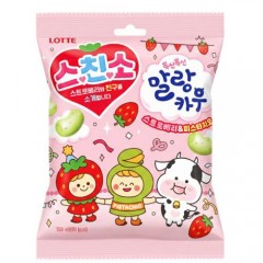 [롯데]말랑카우 스트로베리&피스타치오