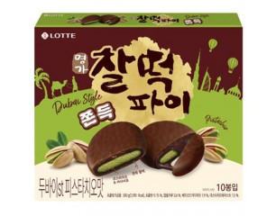 [롯데]명가찰떡파이  두바이st피스타치오맛