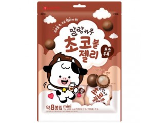 [롯데]말랑카우 초코볼젤리(초코우유)