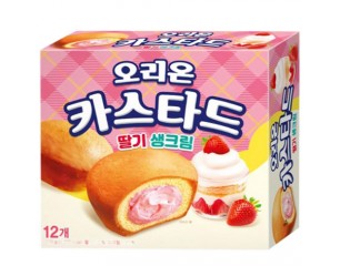 [오리온]카스타드 딸기생크림