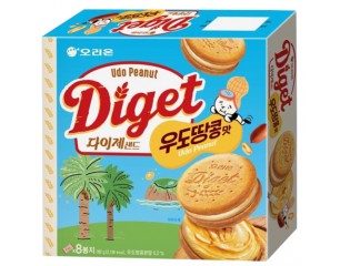 [오리온]다이제샌드 우도땅콩맛